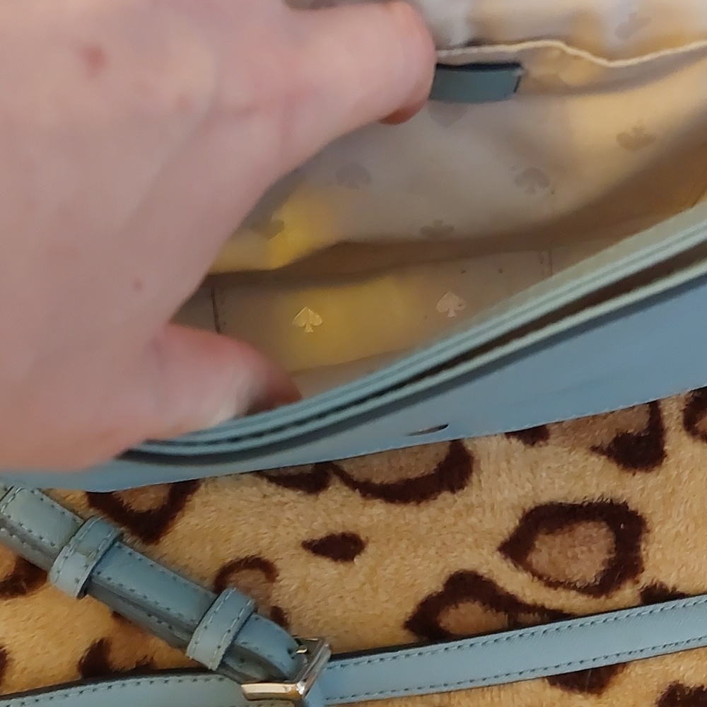 Kate Spade Light Blue Crossbody Purse - Picture 6 of 8